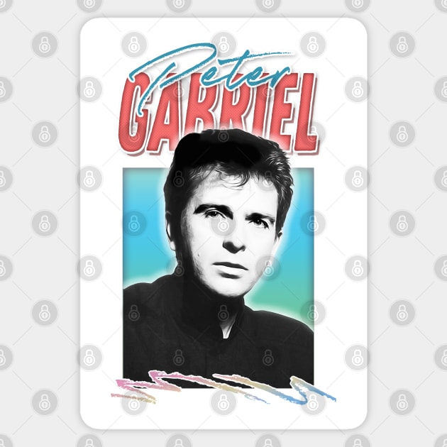 Peter Gabriel / 80s Aesthetic Fan Art Design Sticker by DankFutura